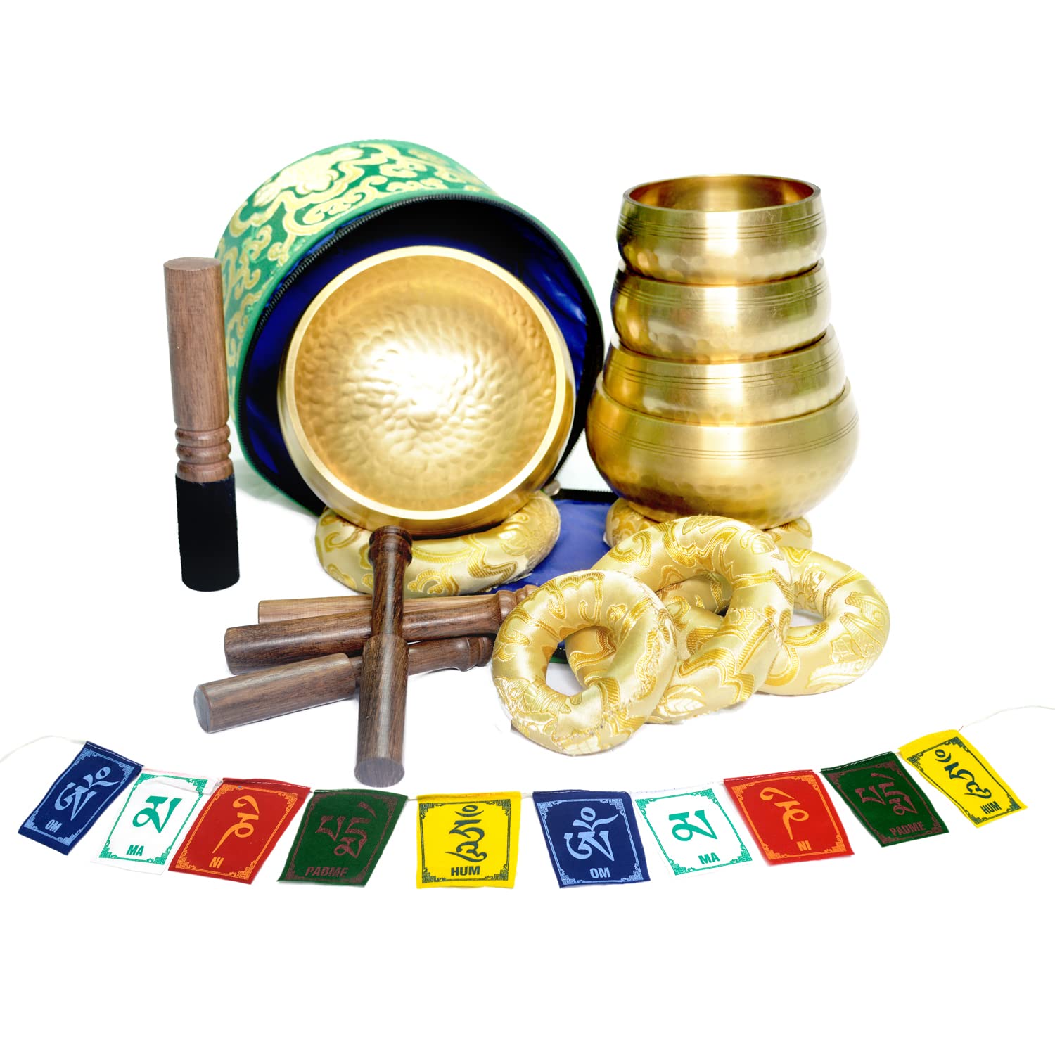 ★特選一品★チベット仏教☆手作り【金属製チベットシンギングボウル『瞑想鈴』】❤️ Amazon.co.jp: チベット シンギングボウル 5個セット 本物の7金属