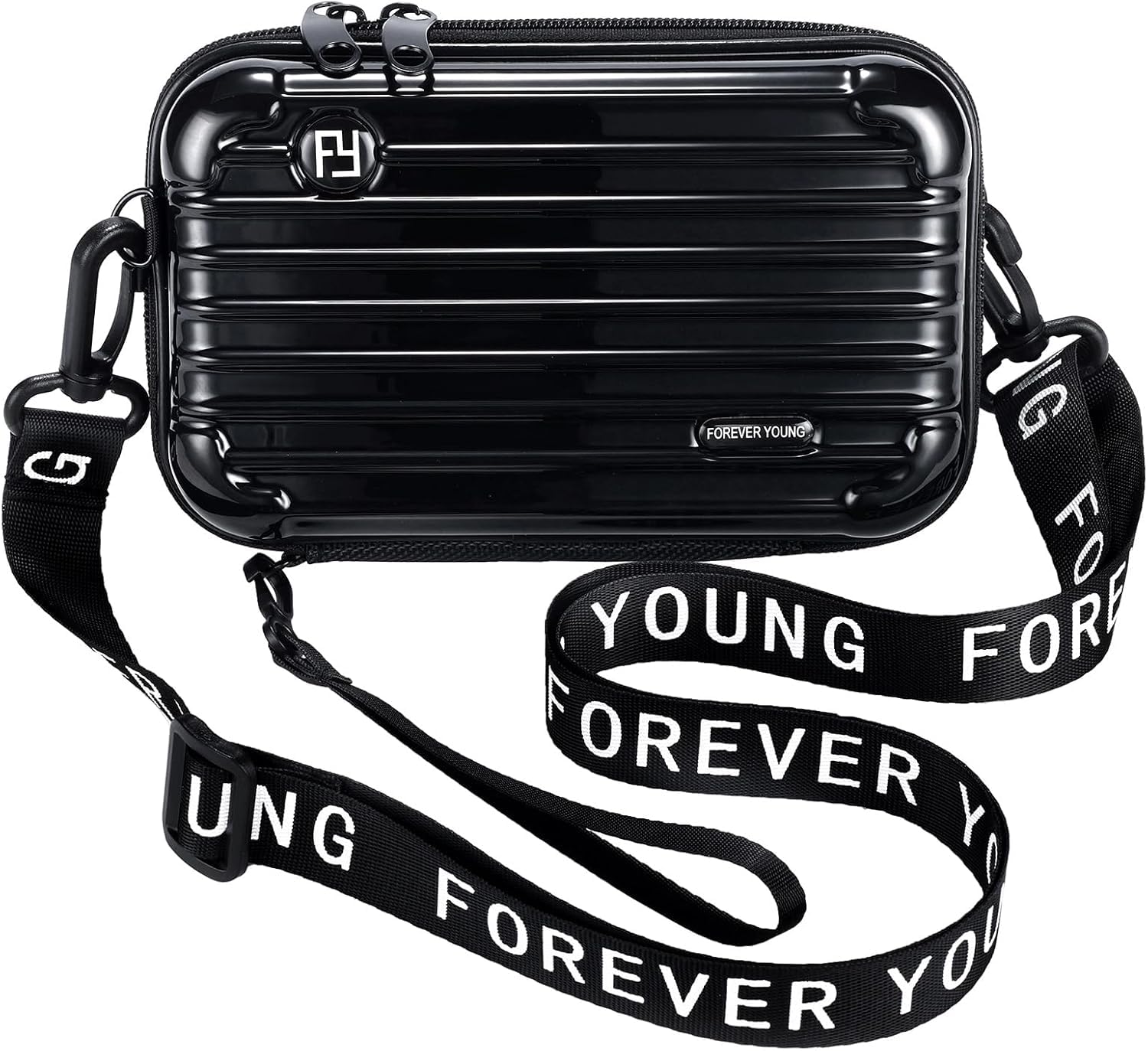 INOVERA (LABEL) Crossbody Sling Bag | Adjustable Shoulder Strap | Stylish Clutch For Women Girls (Black) (B0D29HSSGT) Amazon Price History, Amazon Price Tracker