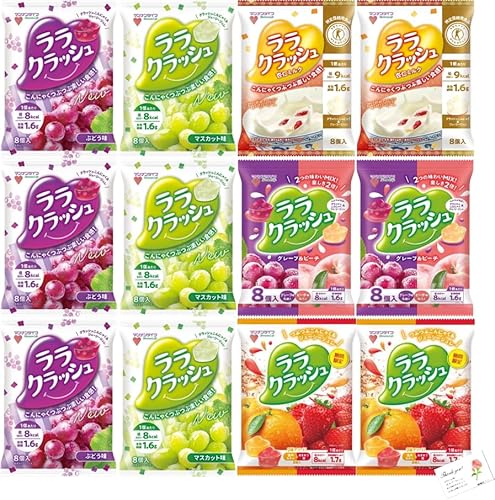 ララクラッシュ 蒟蒻畑 (12袋 5種アソートパック)