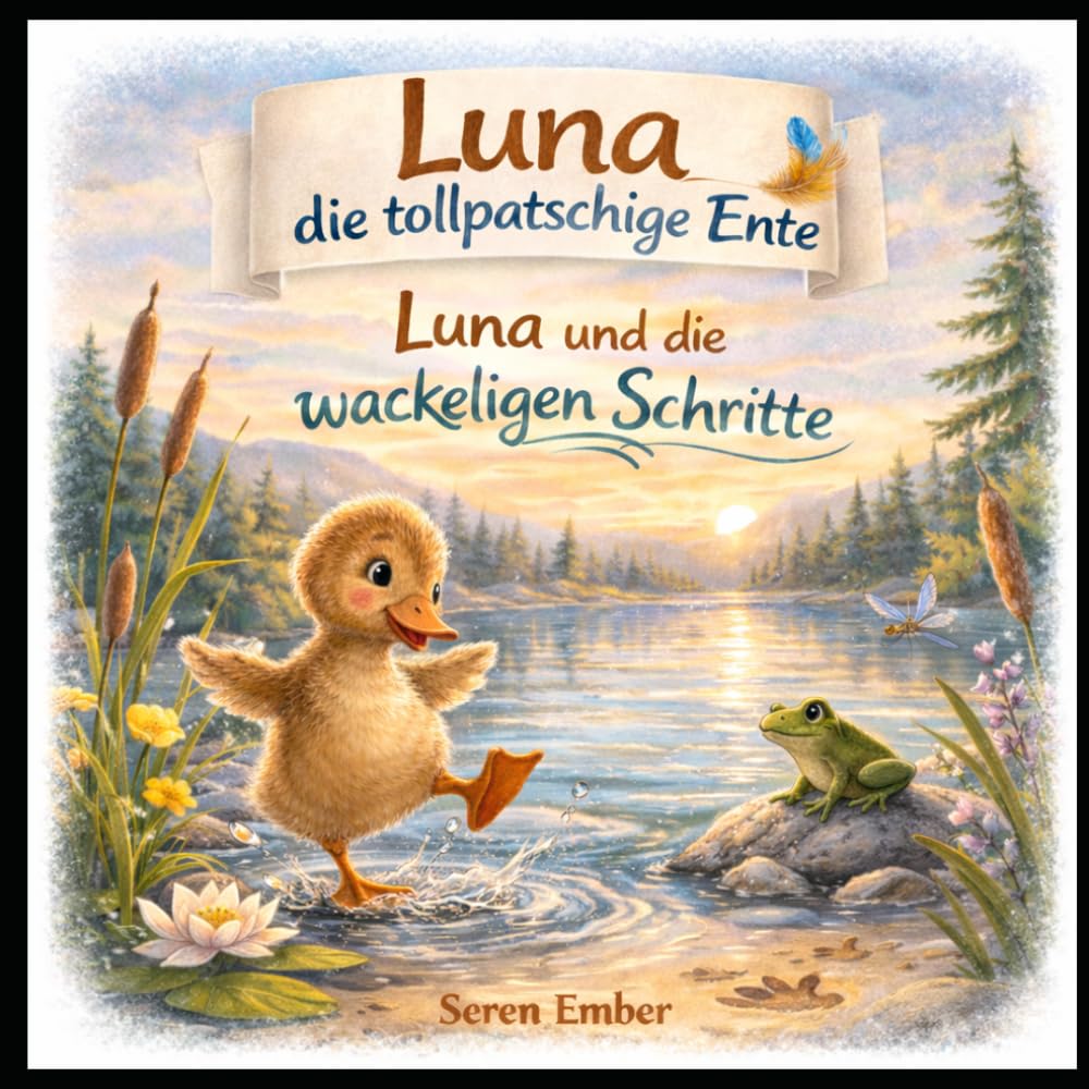 Luna die tollpatschige Ente: Luna und die wackeligen Schritte