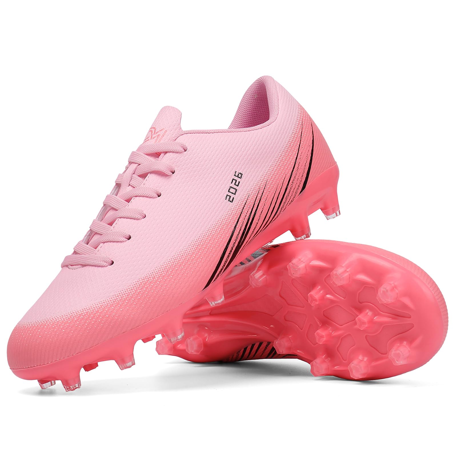 GODLARK Mens Soccer Cleats Womens Indoor Soccer Shoes Wide Baseball Turf Shoes Adult Youth Rugby Shoes Big Boys Small Spikes AG TF Football Boots