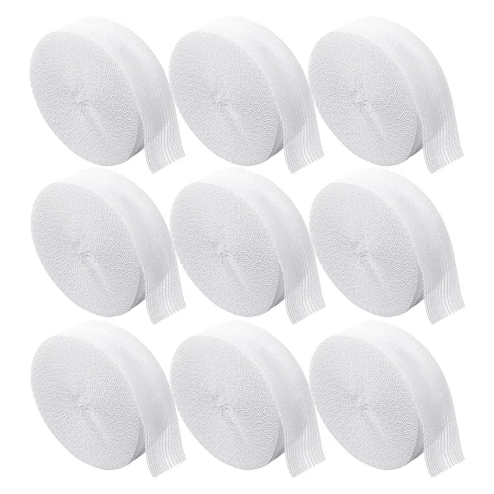 Nastro per orli dei pantaloni 50M Pantaloni Autoadesivi Nastro for Orlo Pasta for Bordi for Colla for Stirare i Accorciare la Riparazione Jean for for Tessuto Cucito Fai da Te(White,50m (10Rolls))