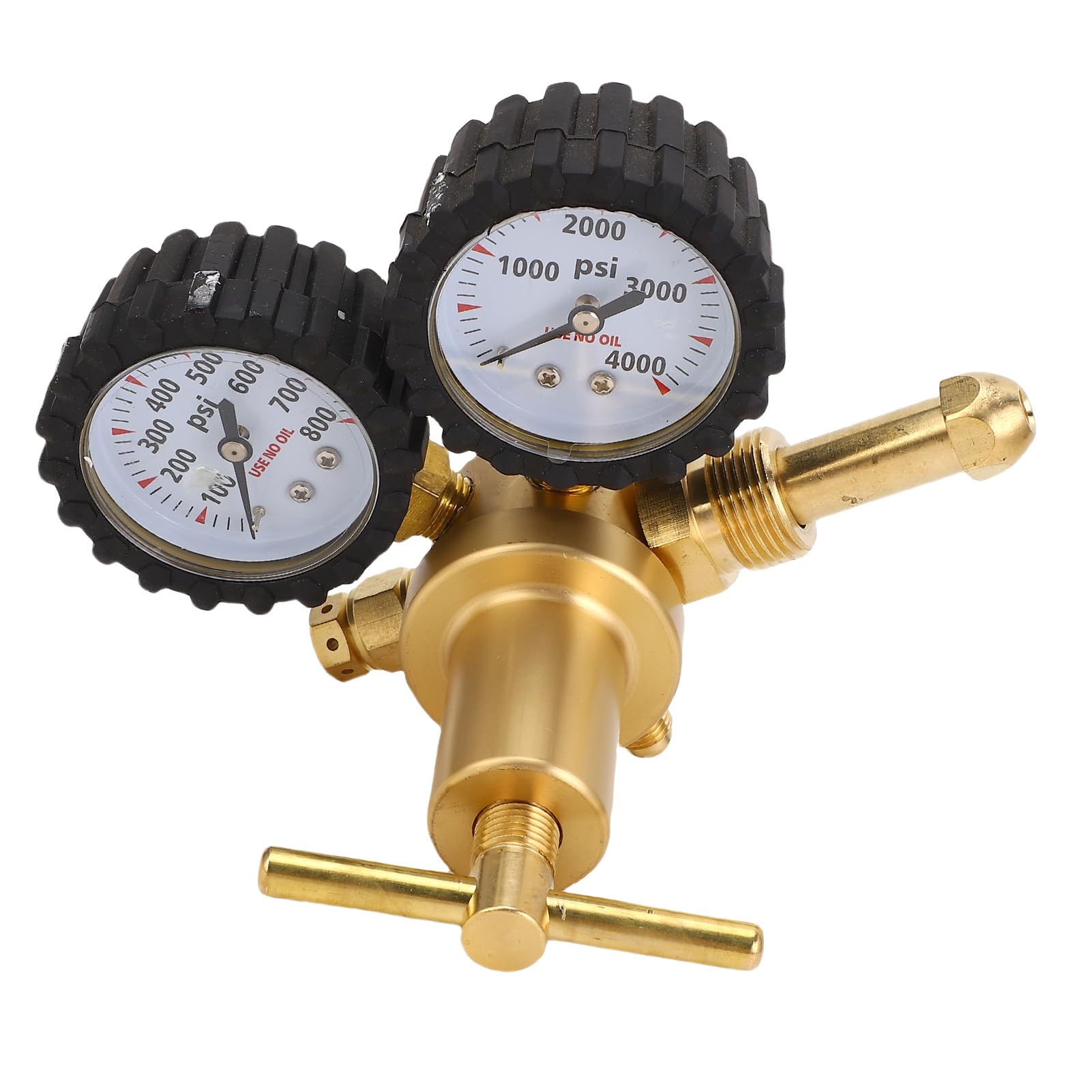 Zestaw Regulatora Azotu 0-800 Psi z Wężem Mosiężnym 60 Cali