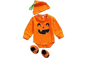 Cute Pumpkin Costume for Baby Boys and Girls