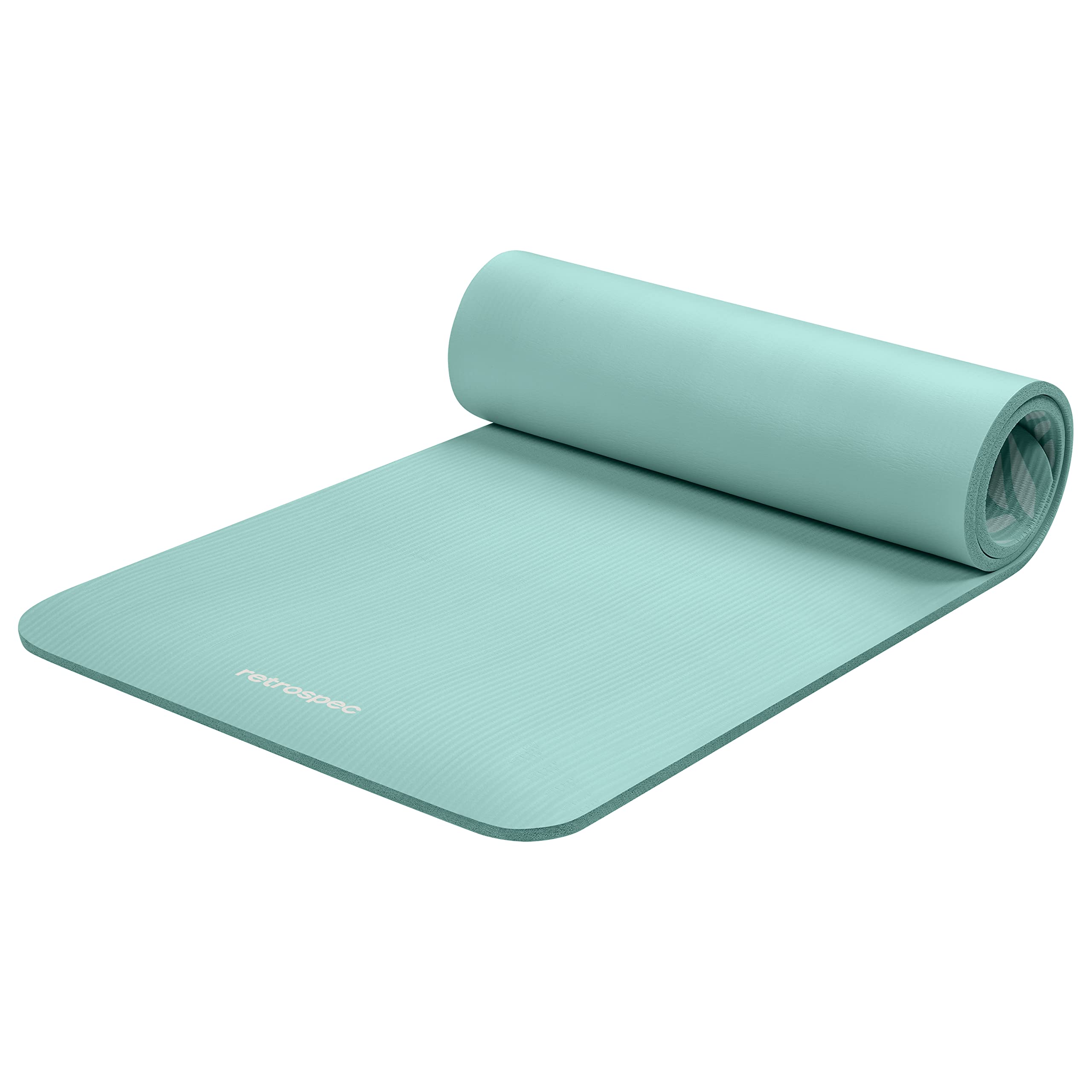 Retrospec Retrospec Solana Yoga Mat 1/2" Thick w/ Nylon Strap for Men & Women Non Slip