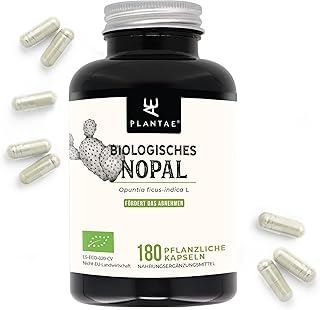 Biologisches Nopal * 470 mg/180 Kapseln * Zu mind. 40% in Fasern titriert