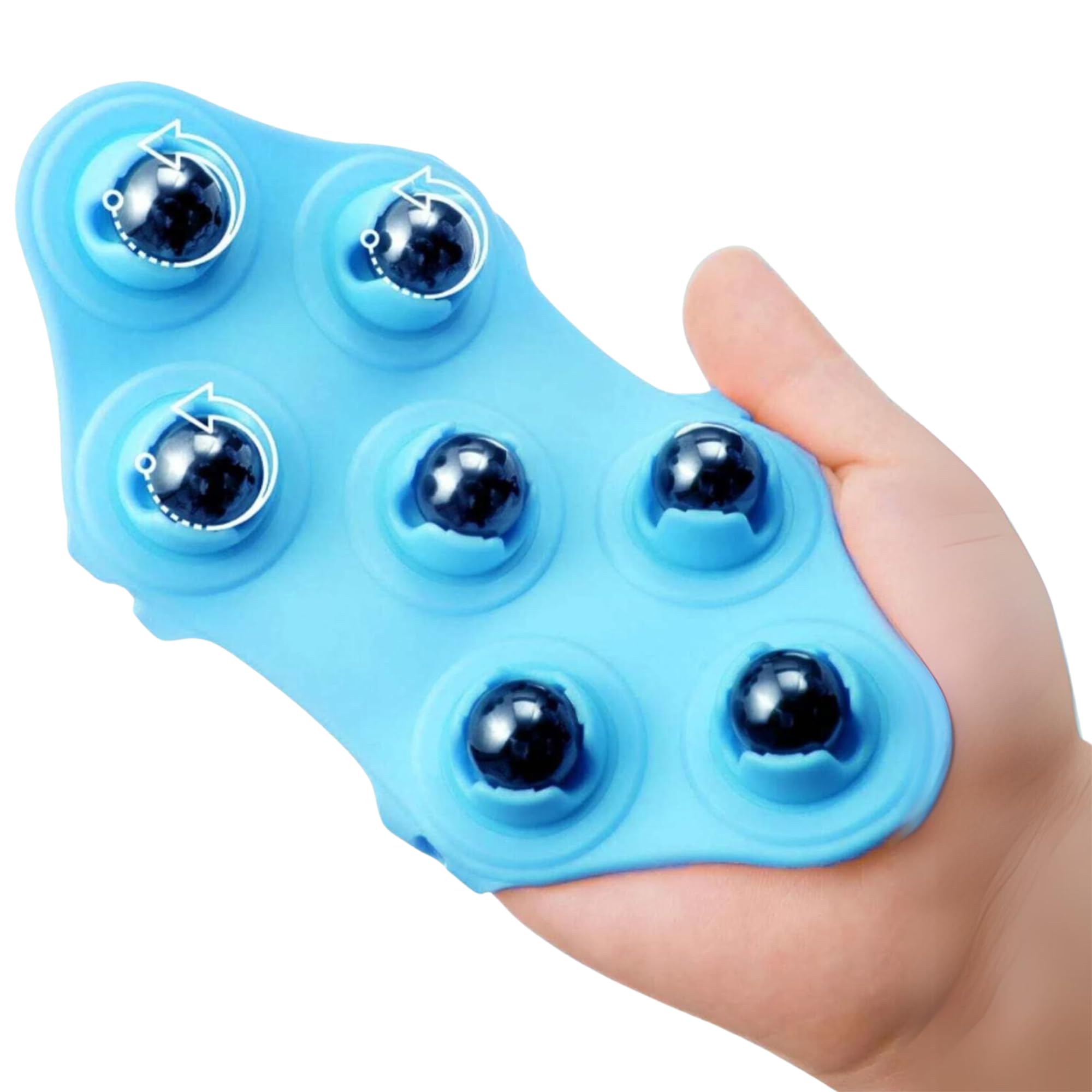 Turbid Deep Tissue Massage Roller Glove for Neck, Chest, Foot, Hamstrings, Thighs, and Full Body Care 7 360-degree-roller Metal Roller Ball Beauty Body Care (B0CWLMYZ4V) Amazon Price History, Amazon Price Tracker
