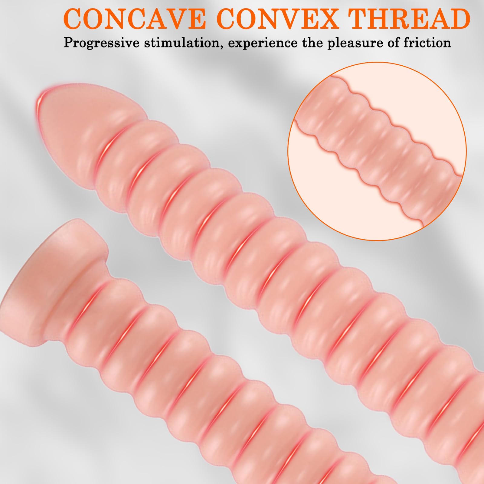 BDSMYOU 465 * 48 mm Dildo Anale Extra Lungo Sex Toys,Plug Anale Dildo Gigante XXL con Ventosa,Dilatatore Ano per Donna e Uomini,Plug Analesex Toy,Toys Sessuali per Coppie