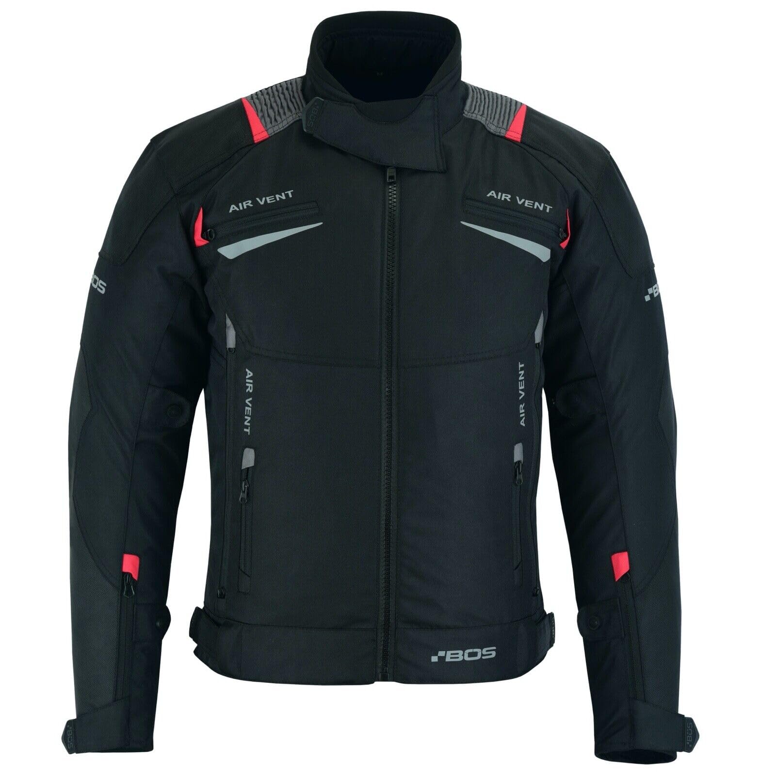 Herren Motorradjacke mit Protektoren Wasserabweisend,Leicht Sommer Jacke mit Herausnehmbarem Futter Motorrad Sommerjacke,Motorrad Jacke (DE/NL/SE/PL, Alphanumerisch, 4XL, Regular, Regular, Black)