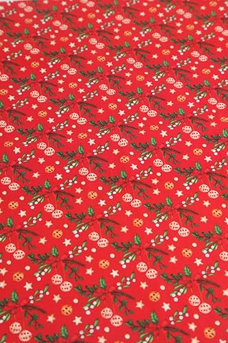Miniatura 9 de Paquete de 10 piezas de tela de algodón de Navidad de 10 x 10 pulgadas impresas precortadas para patchwork, costura, manualidades, tela de acolchado