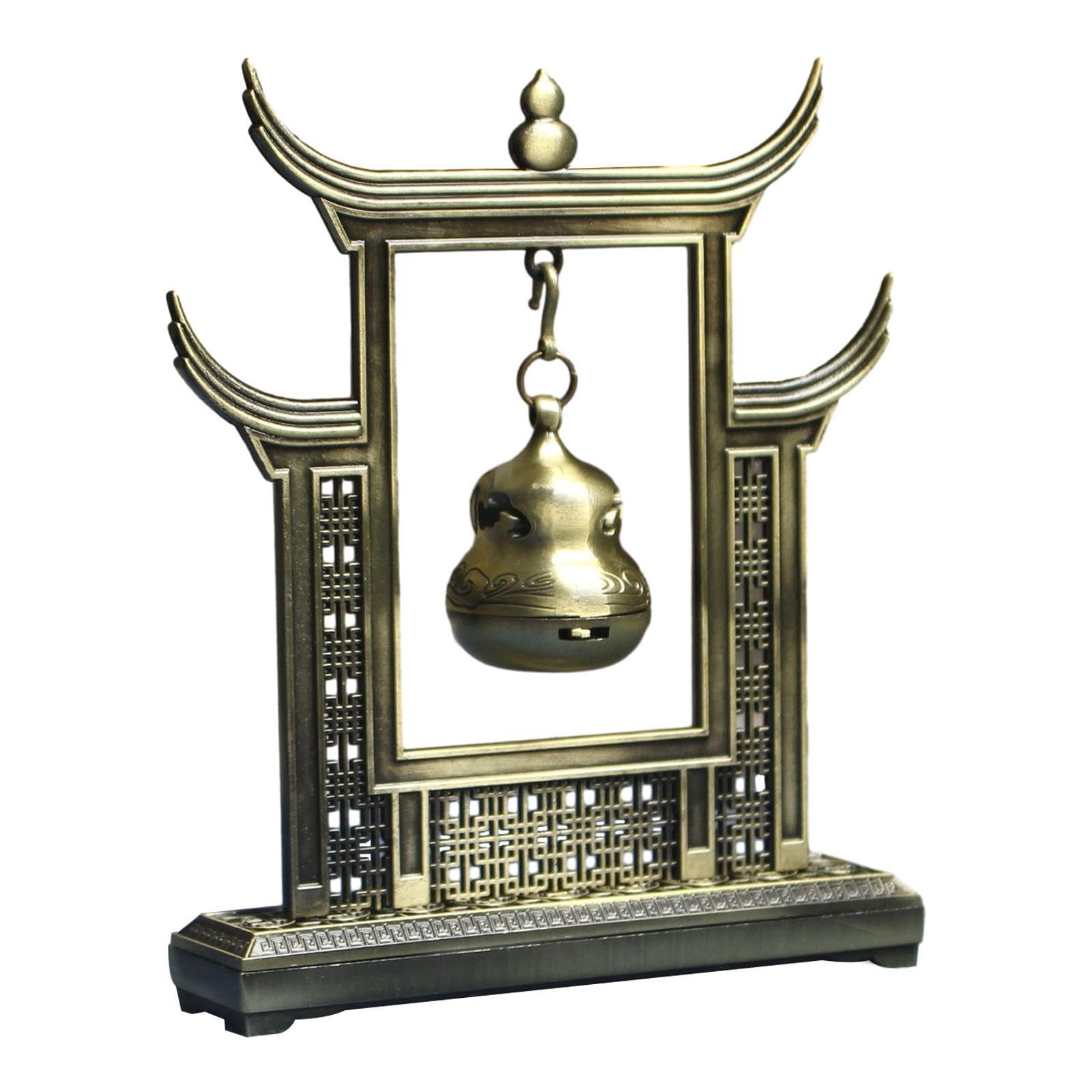 TWISAXC Hanging Furnace Decorative Meditation Yoga Spa Workmanship Hanging Incense Burner Unique Ornaments Chinese Incense Burner Is Made Of Zinc Alloy Living, Eaves