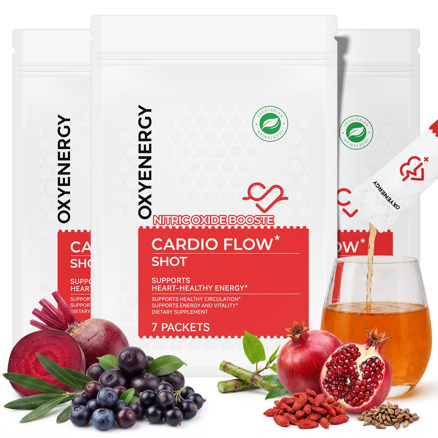 OxyEnergy Heart & Vascular & Blood Pressure Health Liquid Supplement