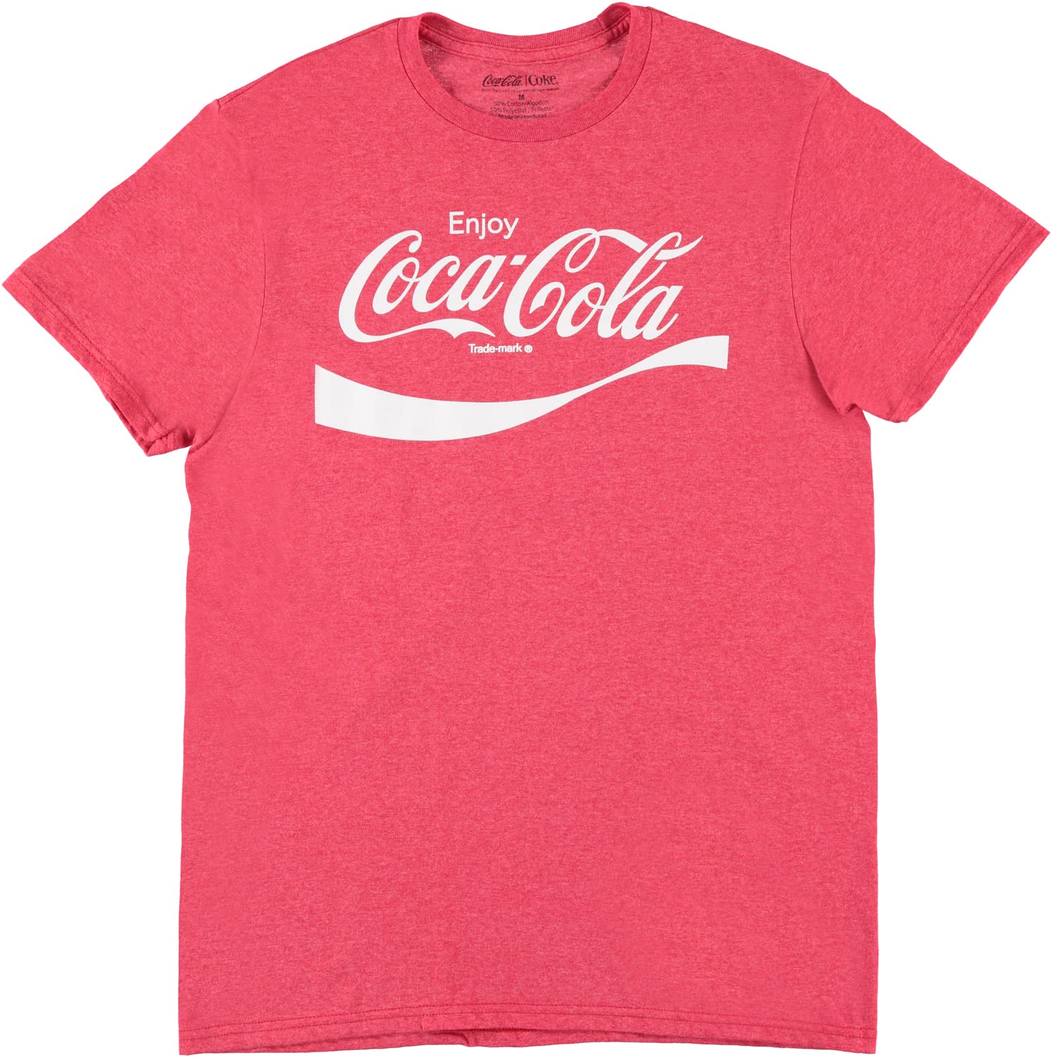Coca-Cola Mens Classic Shirt - Have a Coke and a Smile Tee - Coke Soda Classic T-Shirt