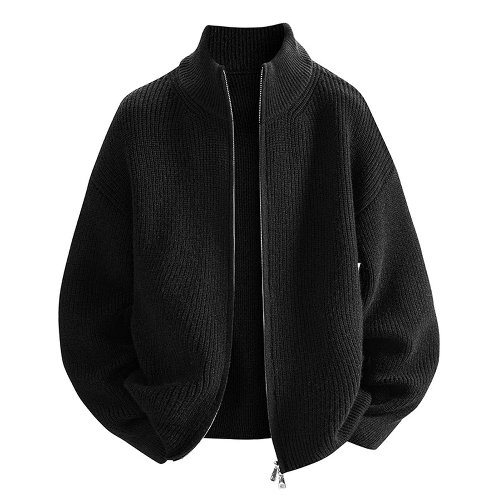 Generisch Dirndl Jacke Damen Herren Freizeitjacke Leichte Bequeme Stilvolle Stehkragen Reißverschluss Pullover Strickmantel Oberbekleidung Für Frühling Herbst Winter