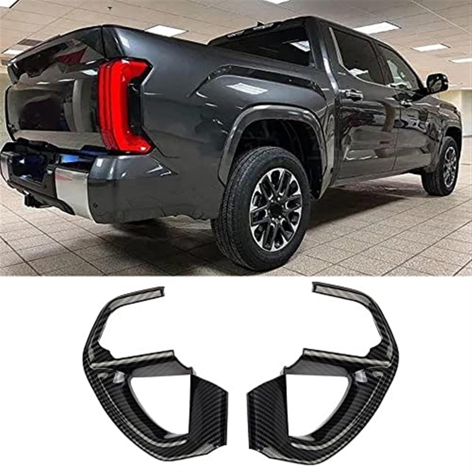 para Toyota, para Tundra, 2022 Coche Fibra de Carbono ABS Panel