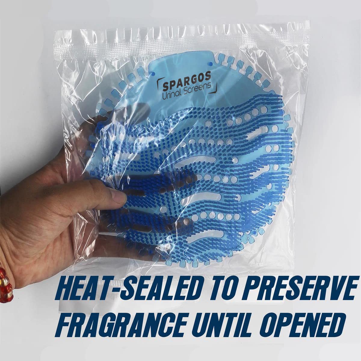 (12 Pack) Spargos Urinal Screen Deodorizer Urinal Mats, AntiSplash