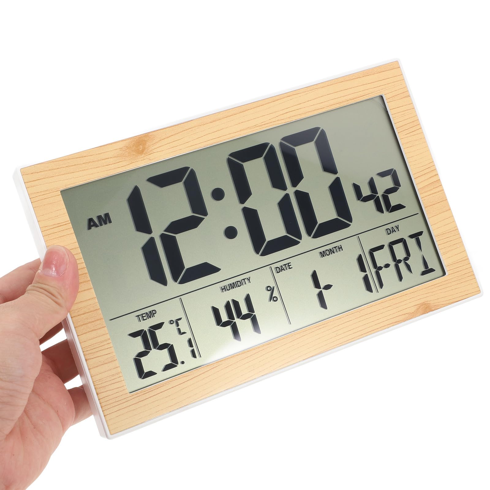 Reloj Despertador Digital de Pared y Escritorio Abs Compacto Temperatura