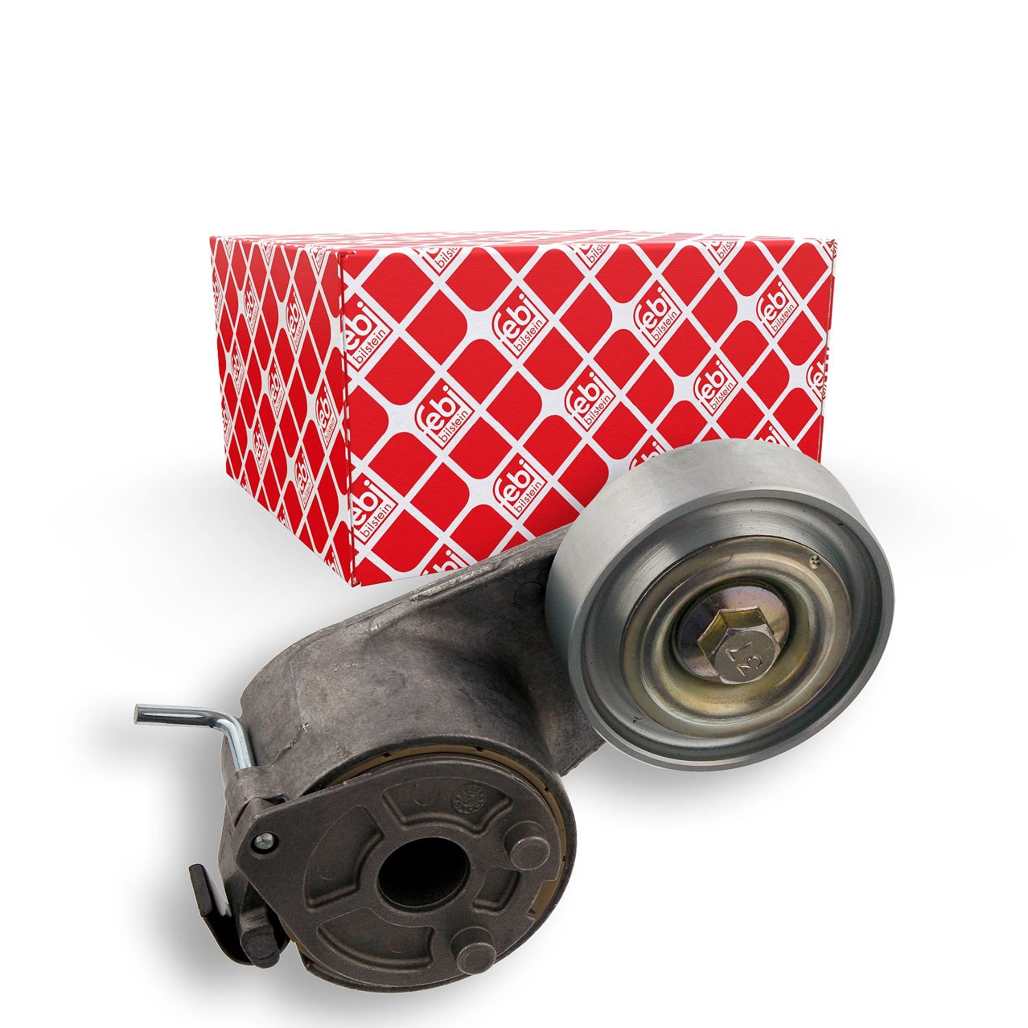 febi bilstein 22972 Tensioner Assembly for auxiliary belt, pack of one