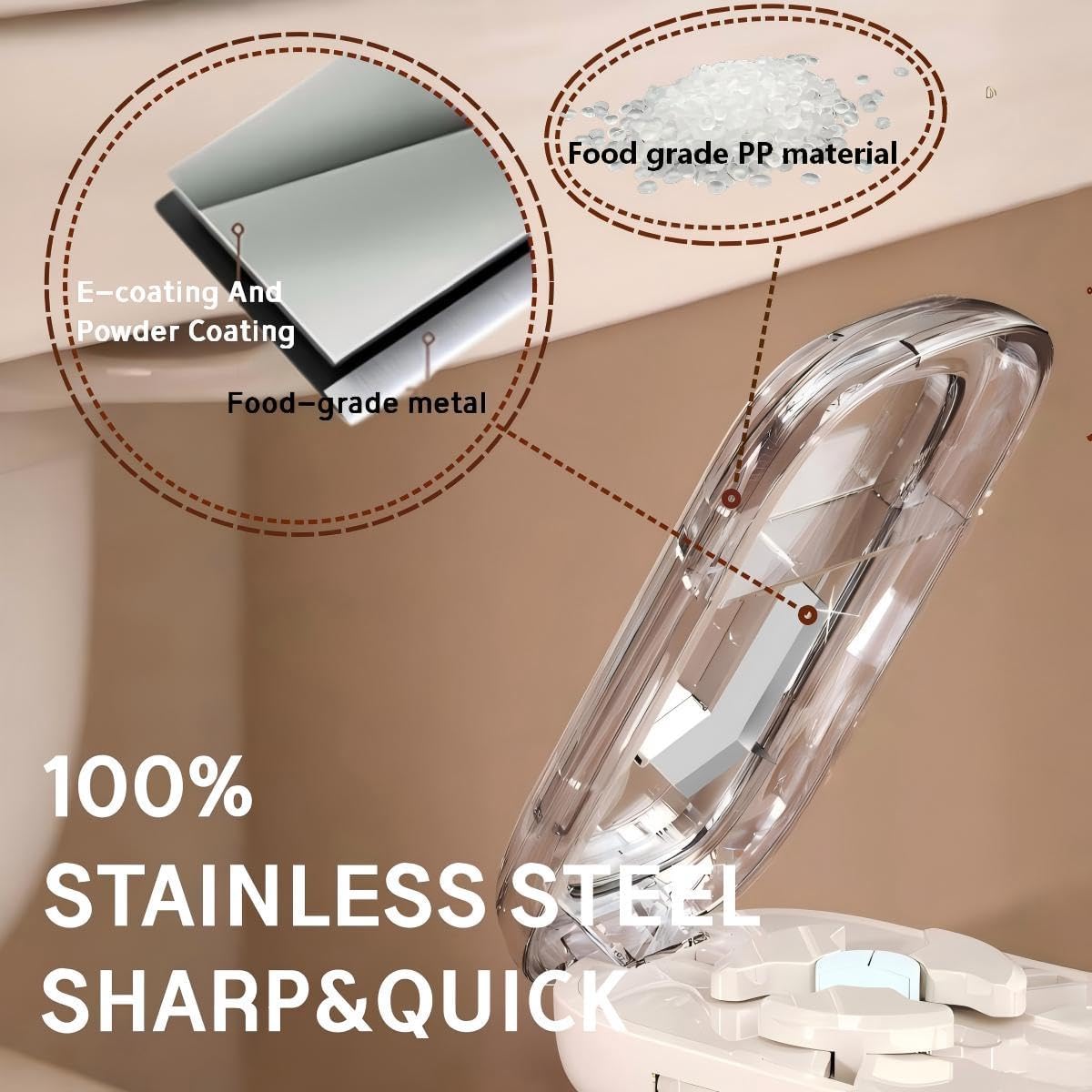 Pill Cutter,Precisely Split Small or Large Pills and Vitamins of Various Shapes with a Safe, Self-Retracting Blade (Black 1/2,1/4) image 5