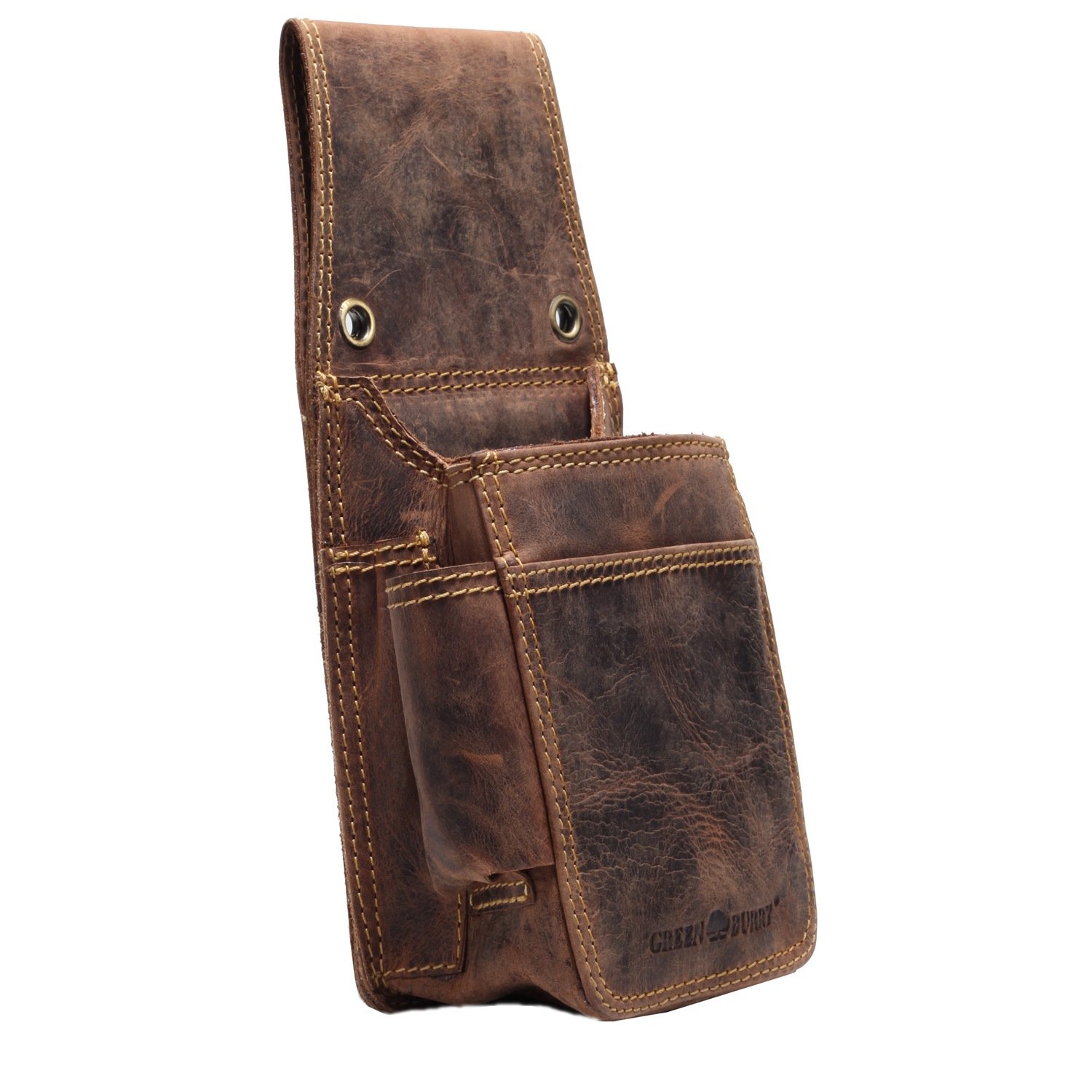 Greenburry 1786 ES - Bolsa para Camarero, Color marrón, Talla única, marrón, Large, Cinturón