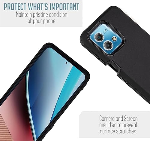 Miniatura 9 de Funda protectora para Moto G Stylus 4G 2023 con protector de pantalla integrado, doble capa protectora a prueba de golpes Motorola G Stylus 4G 2023