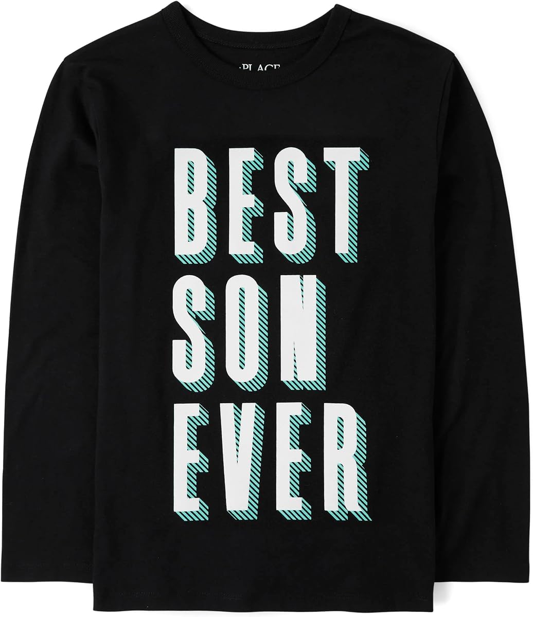 The Children's Place Boys' Dinos,Cars,Sports Long Sleeve Graphic T-Shirts