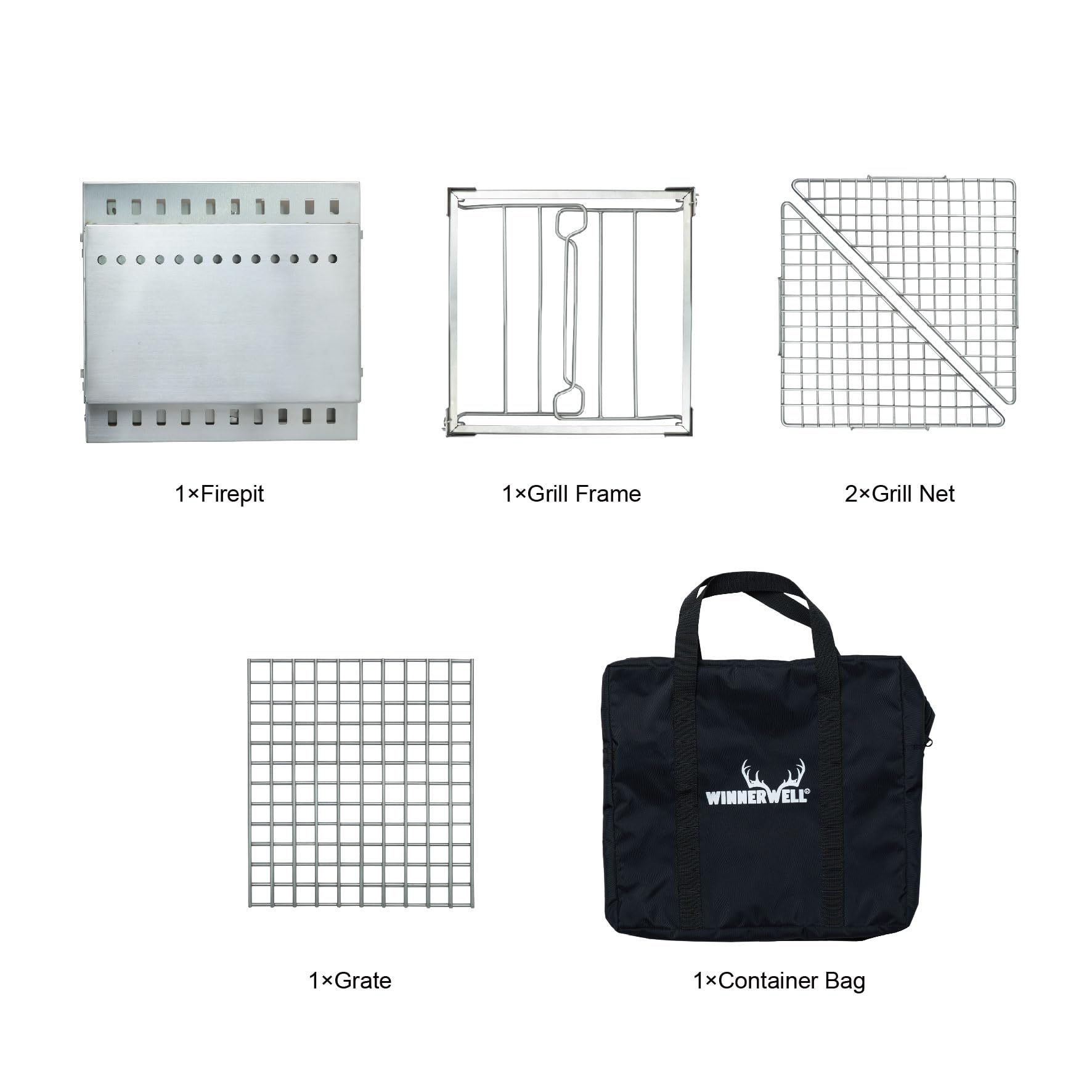 Amazon | Winnerwell ウィンナーウェル 折りたたみ式 二次燃焼型