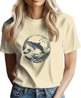 domirica Cotton Vintage Tee Shirts for Women Short Sleeve Boho Stylish 2025 Summer Plus Size Fashion Trendy Tunic Shirts