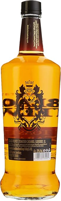Black Velvet Toasted Caramel Liqueur Whisky (1 x 1 l), 16144