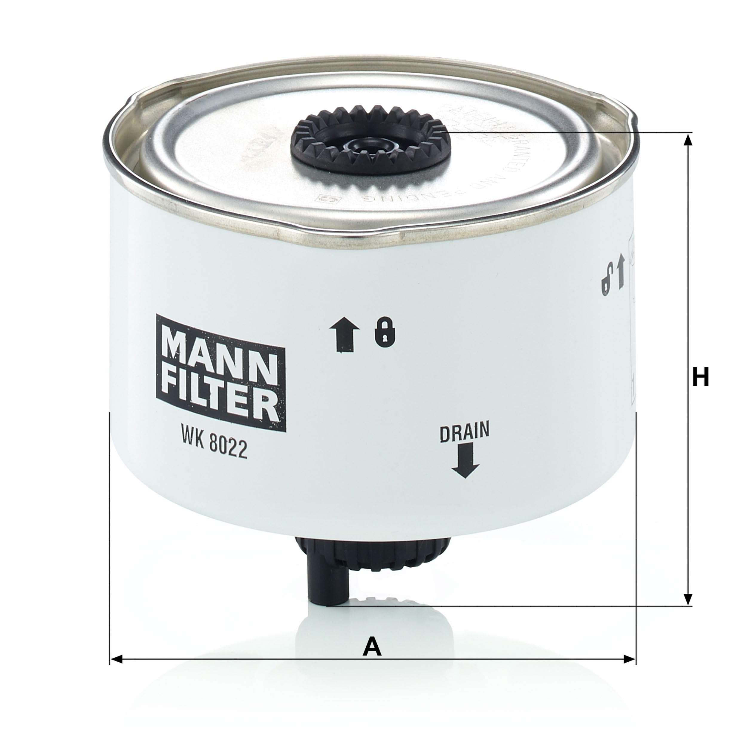 MANN-FILTER WK 8022 x Filtro carburante - AUTOVETTURE + VEICOLI COMMERIALI