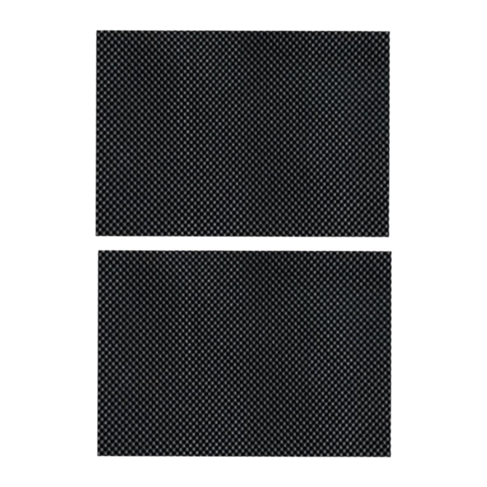 Perfeclan 1 Pair Pilates Non Slip Mat Gripper Pad Pilates Cuttable Carpet Underlay Grid Pattern, PVC Rug Gripper Liner Shelf Liner Drawer Liner for Women Men Body Building Yoga Bathroom, 60cmx25cm
