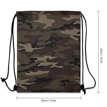 Amazon.co.jp: ナップサック 迷彩柄 カモフラ 巾着袋 バック