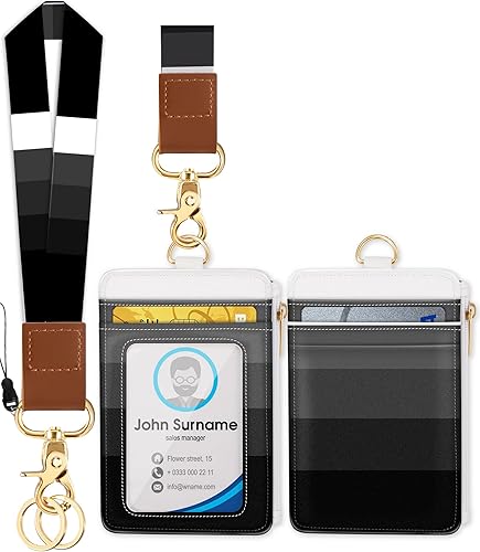 Plifal Cordones para llaves, llavero para muñeca, cartera para mujer, correa de muñeca, Blanco Negro