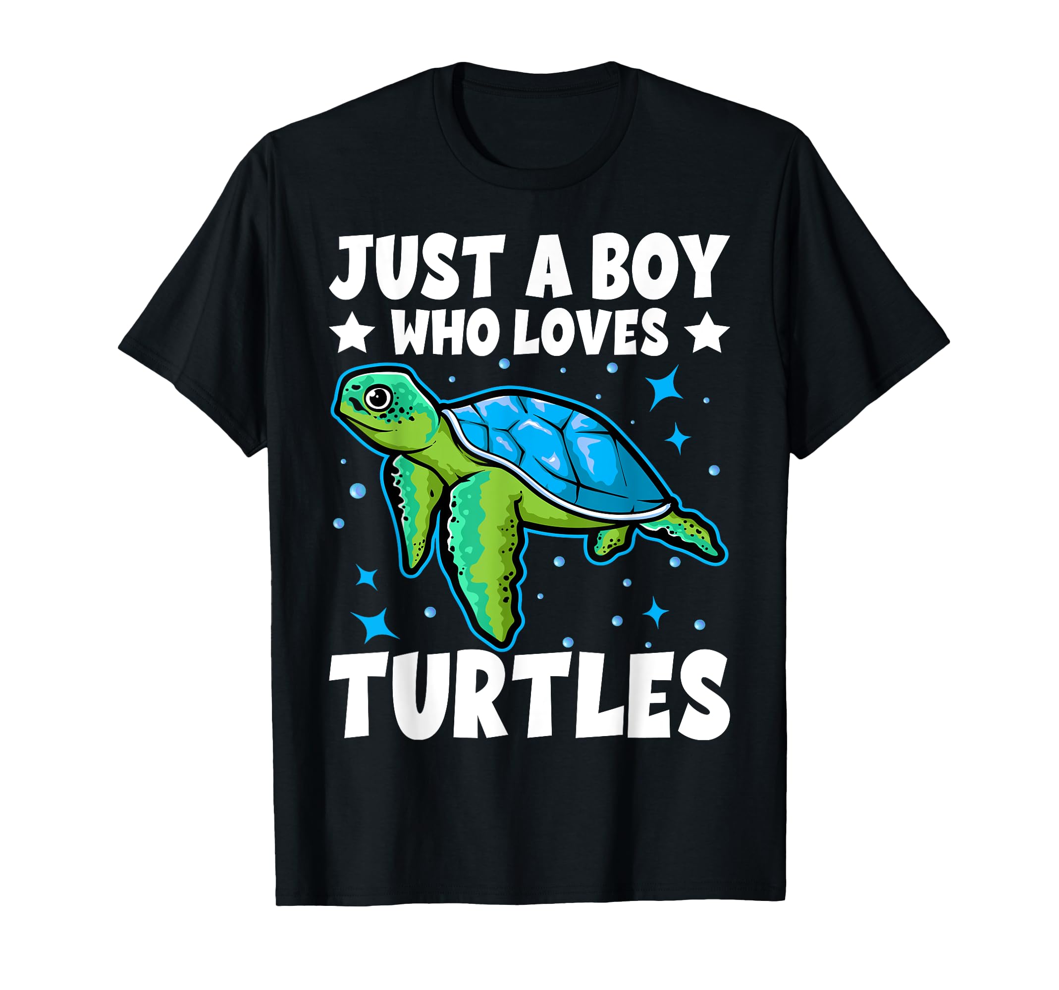 Just A Boy Who Loves Turtles Lover Gifts Sea Ocean Turtle T-Shirt