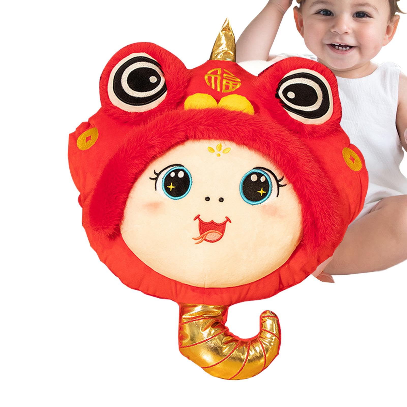 Oreiller de en peluche premium avec chauffe-mains intégré pour adulte