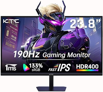 KTC 24 Inch 180Hz/190Hz Gaming Monitor, FHD PC Computer Moni - best alienware monitor gaming monitors