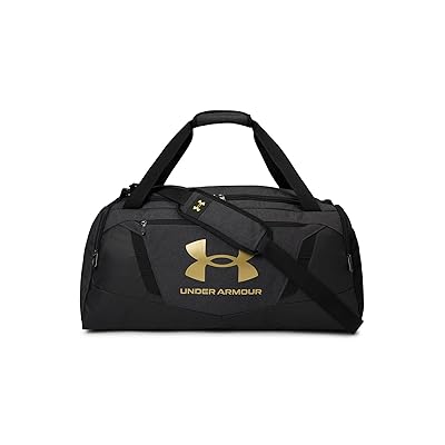 Under Armour Undeniable 5.0 Duffel MD Duffel Bags Black Medium Heather/Black/Metallic Gold, Polyester