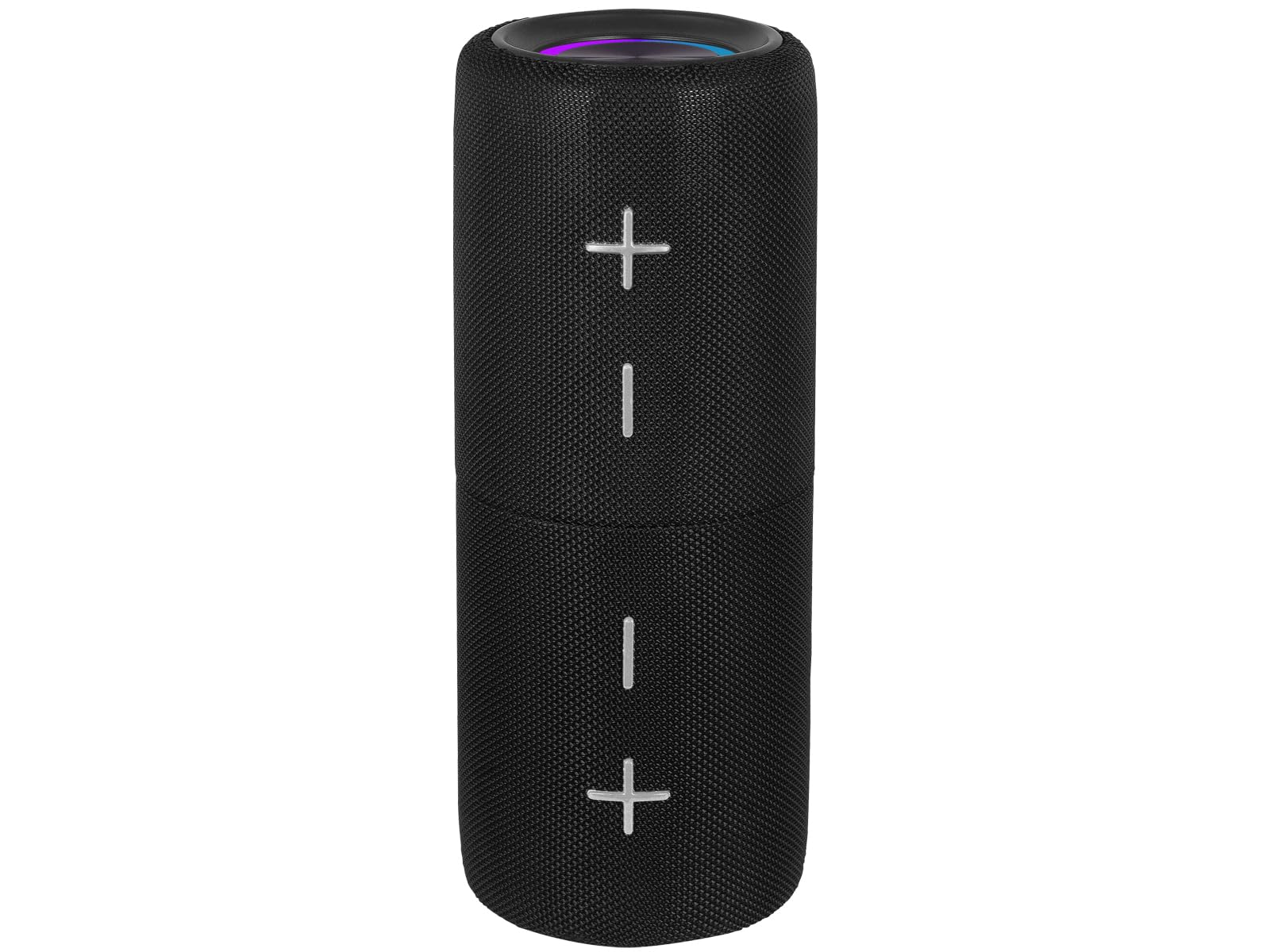 Trevi XSC 8A88 B Cassa Wireless Portatile 2x15W Stereo con Woofer Passivi, IPX5 Impermeabile, Lettore MP3 Micro SD, AUX-IN, Disco Light e Speaker Separabili, Nero