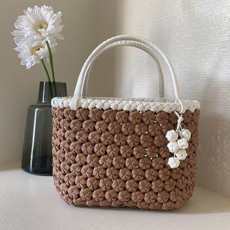 バンドメイド クラフトバック Amazon.co.jp: クラフトバンド バッグ 花結び バンドメイド