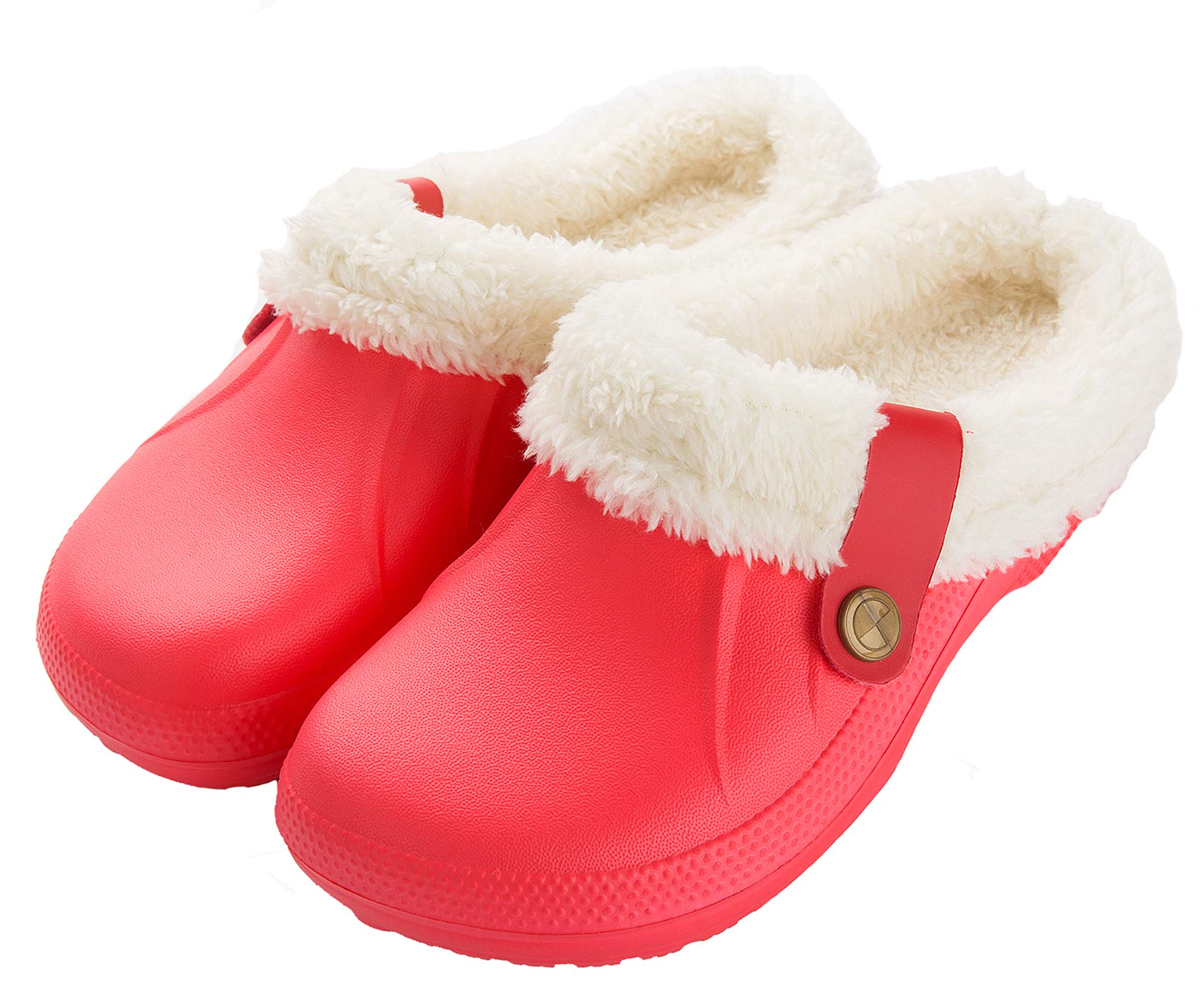 CELANDA Pantofole Invernali Donna Uomo Zoccoli e Sabot Unisex Ciabatte da casa Impermeabile Antiscivolo Scarpe da Giardino All'aperto/Interno,GR.35-47