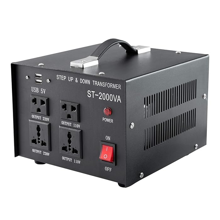 Buy COZ 2000W Voltage Converter Steps Up Step Down Transformer 240V To