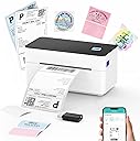SVANTTO Bluetooth Thermal Shipping Label Printer 4x6, Compatible with Windows/Mac/Android/iOS, High-Speed 4x6 Label Printer for USPS, UPS, Ebay, Etsy, Shopify, Poshmark, Inkless Printing