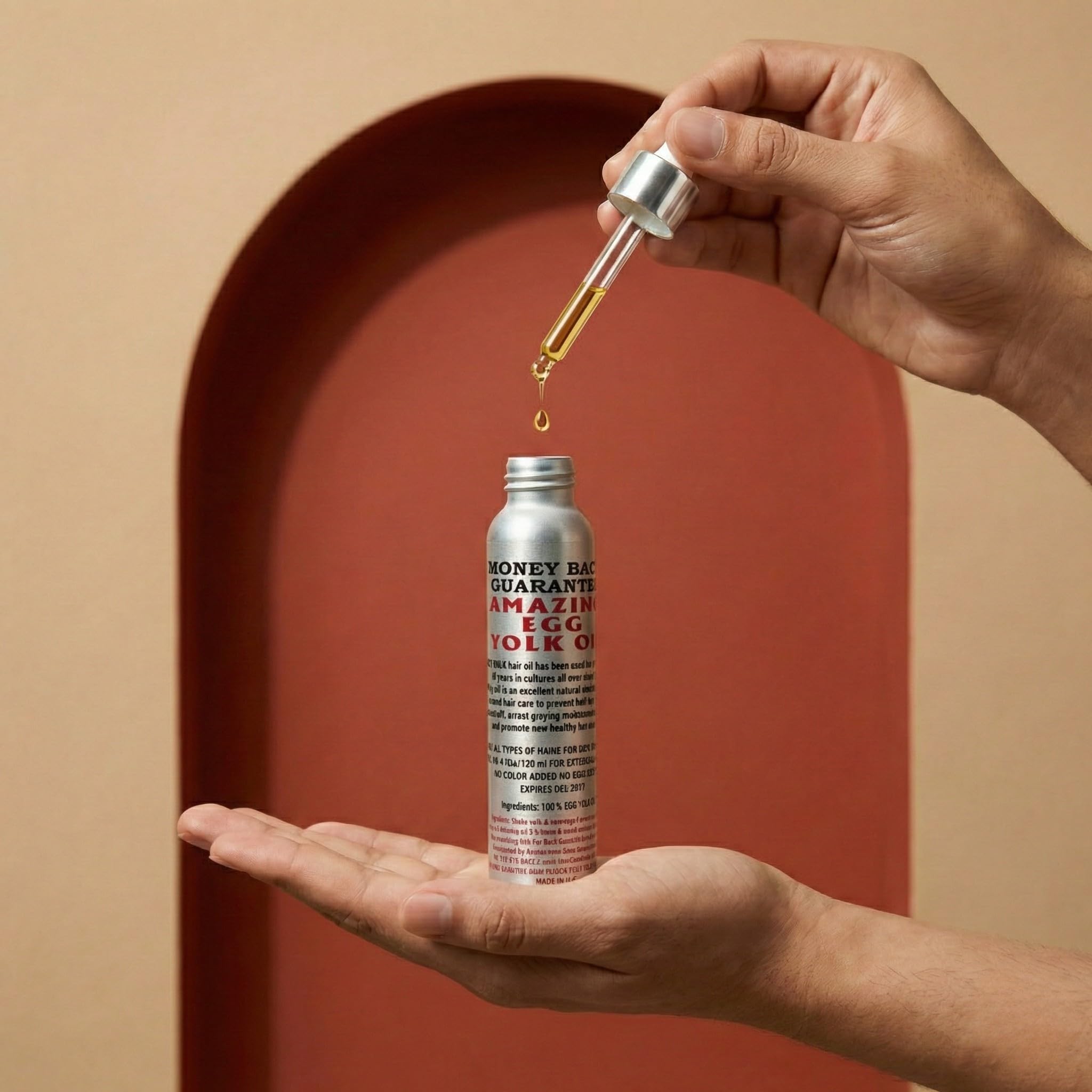 EGG YOLK OIL with Castor, Shikakai, Gooseberry, Curry Leaves,Ginger )is an excellent natural solution to all round hair care to prevent hair loss,treat,dandruff,arrest graying,moisturize the scalp.