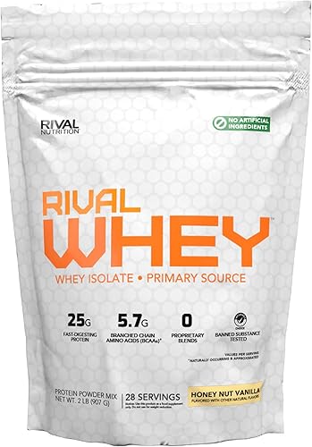 Suero Rival con sabor natural - Miel Nuez Vainilla 2lb