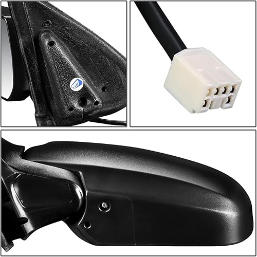 Miniatura 4 de DNA Motoring OEM-MR-FO1320252 Estilo de fábrica Powered+Espejo de puerta lateral izquierdo calentado