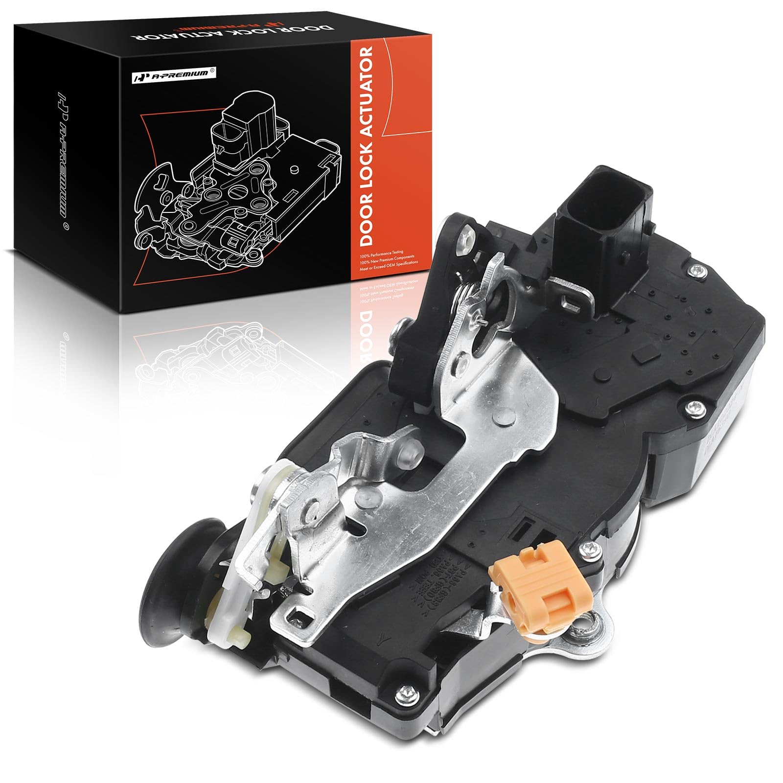 A-Premium Door Latch Lock Actuator Compatible with Hummer Vehicles - H2 2003 2004 2005 2006 2007, Sport Utility, Crew Cab Pickup - Rear Left Driver