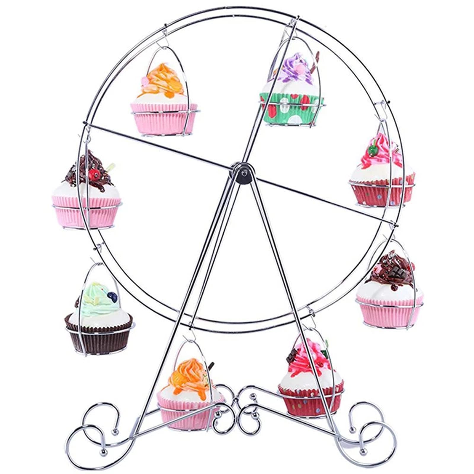 Présentoir de dessert de placard pour organiser et servir 8 cupcakes sans abîmer