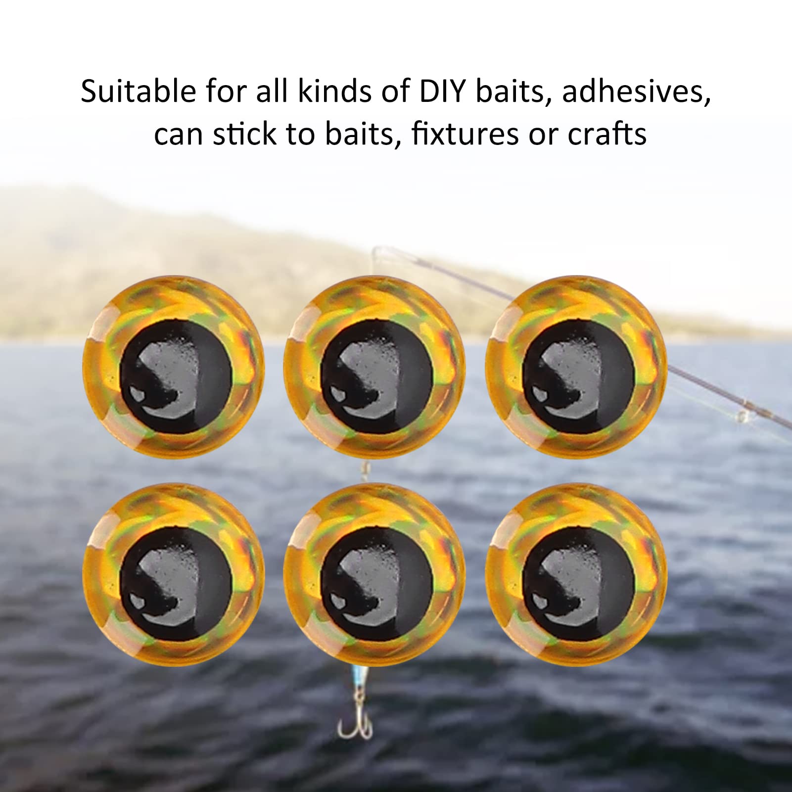 549 Yeux Artificiels 3D Pour Leurres De Pêche - Autocollants Holographiques 3/4/5/6mm