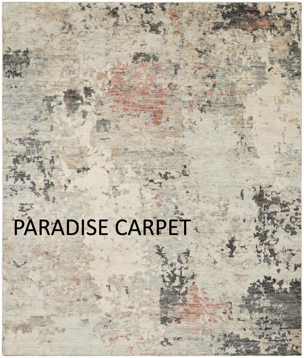 PARADISE CARPET CREATION Modern Traders Carpets Handmade Tufted Thick Woolen Classical Design Texture Carpets for Home, Living Room, Bedroom & Hall 5 X 7 Feet Color Multi