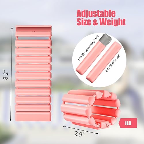 Miniatura 3 de Wrist Weights and Ankle Weights for Women &Men, Magnetic Snap Connection, More Stable,Adjustable Hand Weights Set of 2,Leg Weights&Arm Weights for